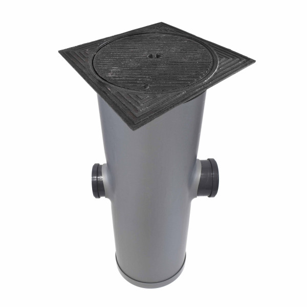 PVC Zandvangput met Gietijzeren Deksel 315 mm
