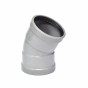 PVC Bocht 30° Manchetmof, 110 mm, SN4