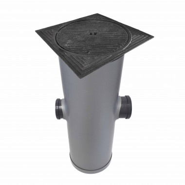 PVC Zandvangput met Gietijzeren Deksel 315 mm